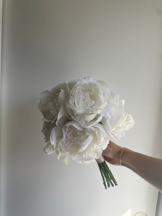 White Peonies Bouquet