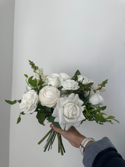 Classic White Bridal Bouquet